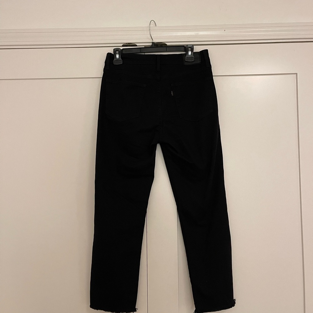 Levi’s High Rise Distressed Straight Jean - Picture 4 of 4
